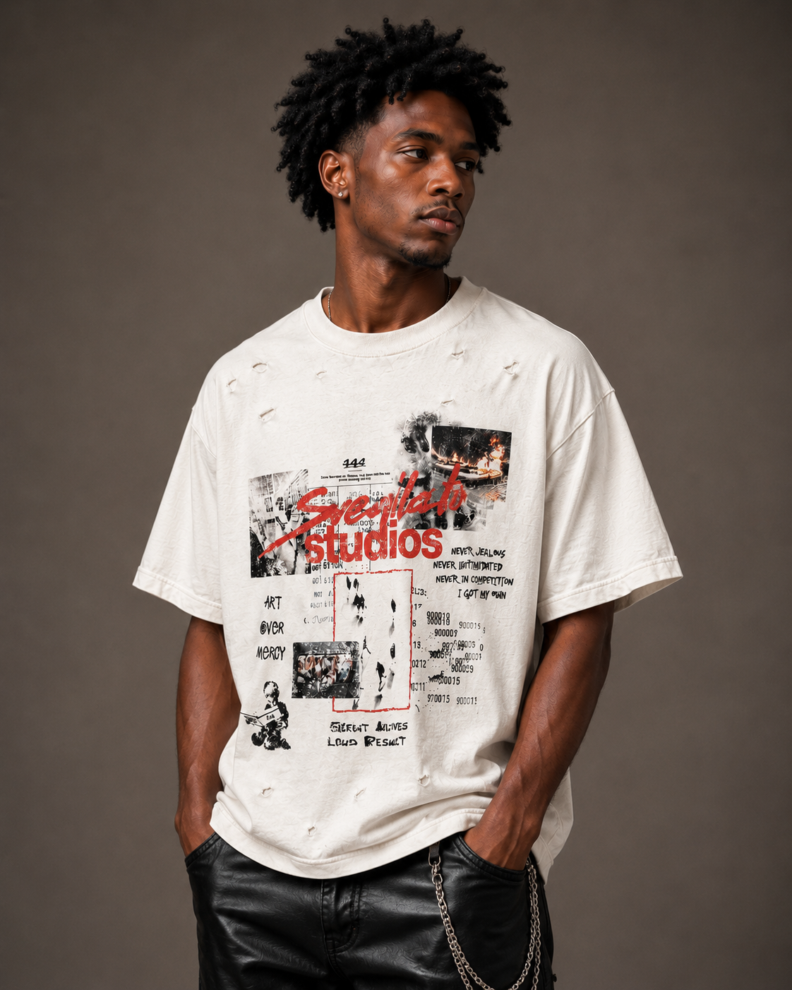 Art Over Mercy Tee