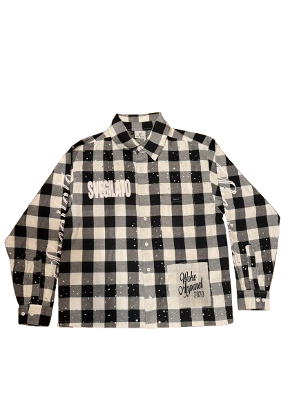 Black & White Svegilato Flannel