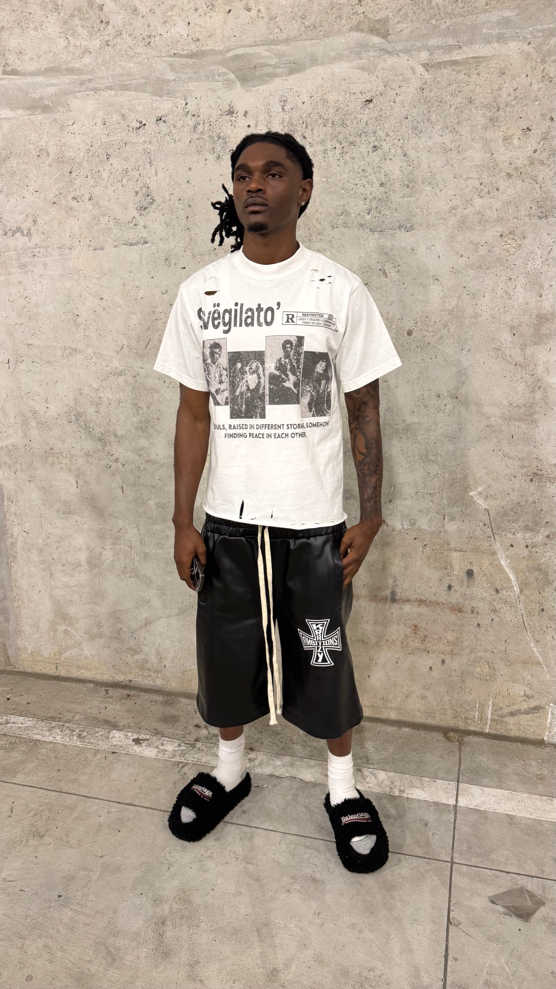 White Two Souls Tee