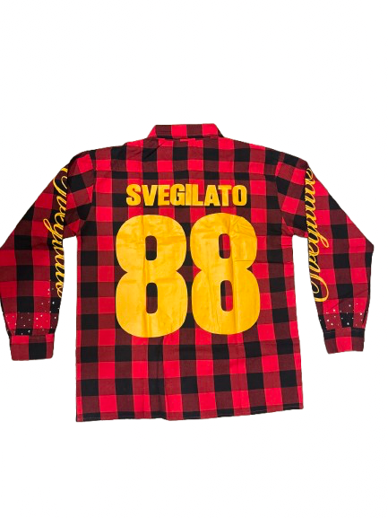 Red & Yellow Svegilato Flannel