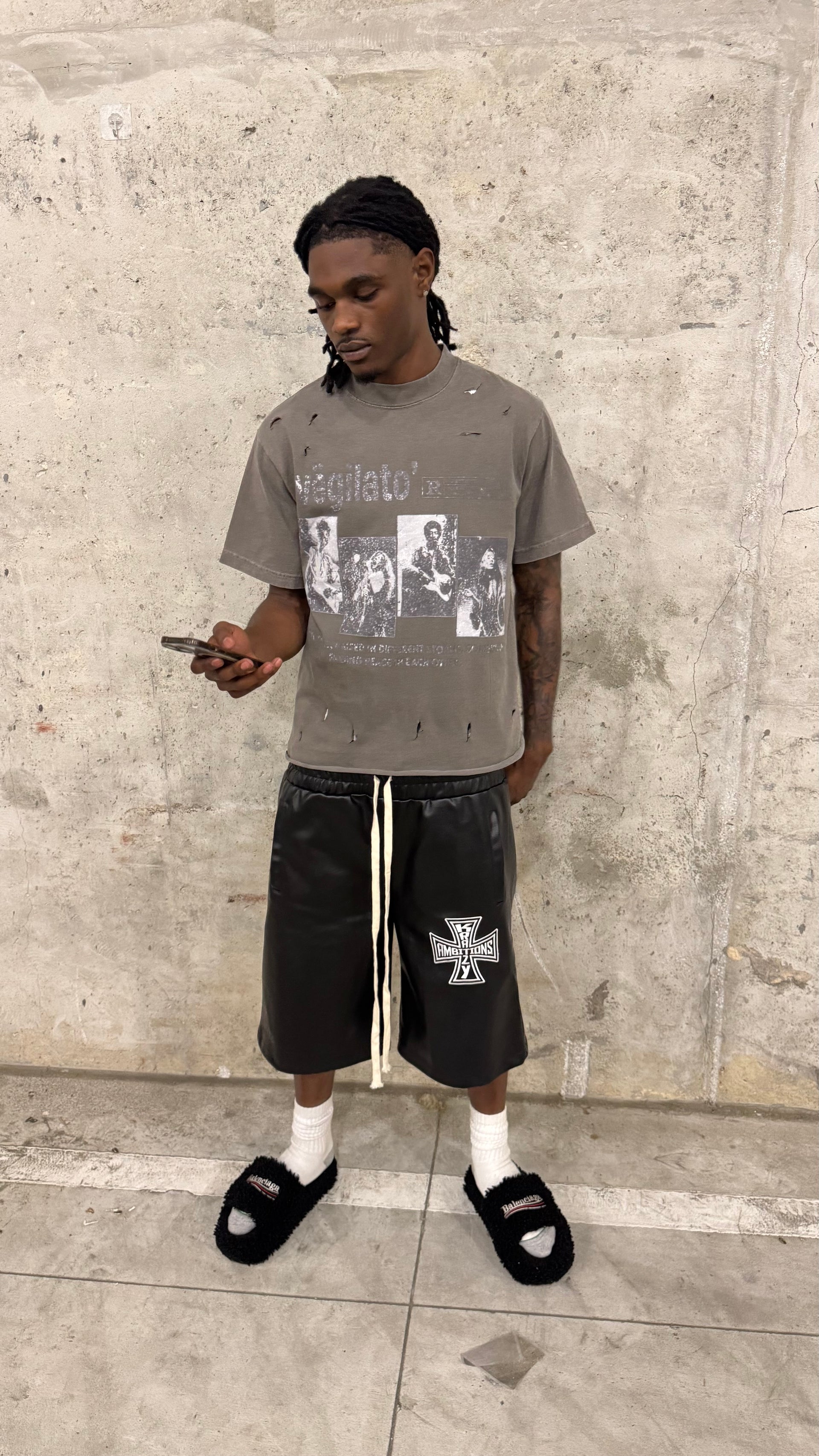 Grey Two Souls Tee
