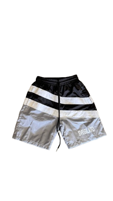 Grey Nylon Shorts