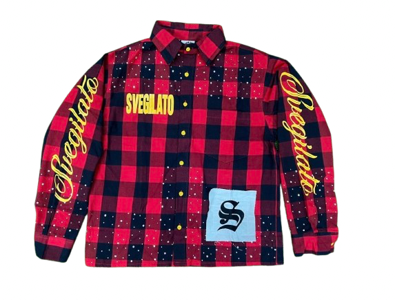 Red & Yellow Svegilato Flannel