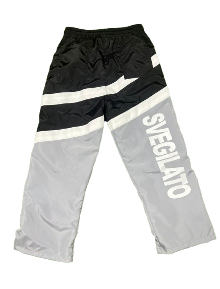 Grey Nylon Joggers