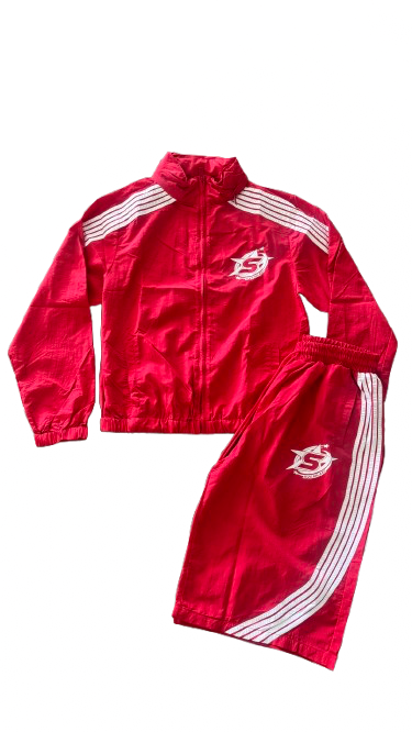 Red Baggy Nylon Set